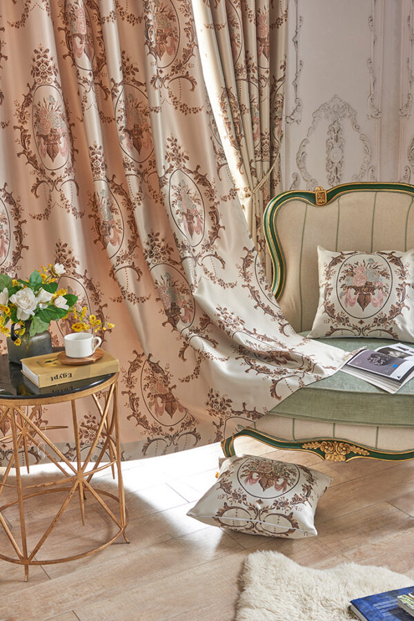 Mirror flower edge (beige)